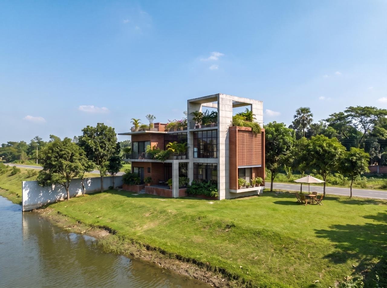 Mr. Saiful Residence - front view