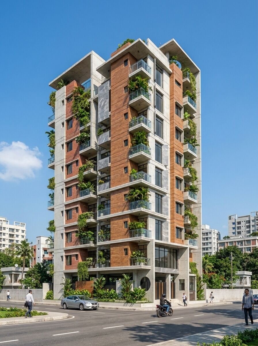 Azizul Haque Bacchu Residence - front view, Sosthitola
