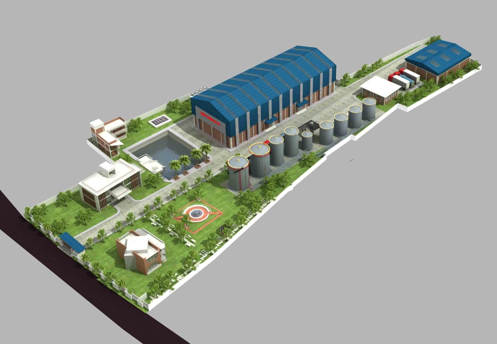 Liberty Chemical Ltd factory masterplan, Alfadanga, Faridpur