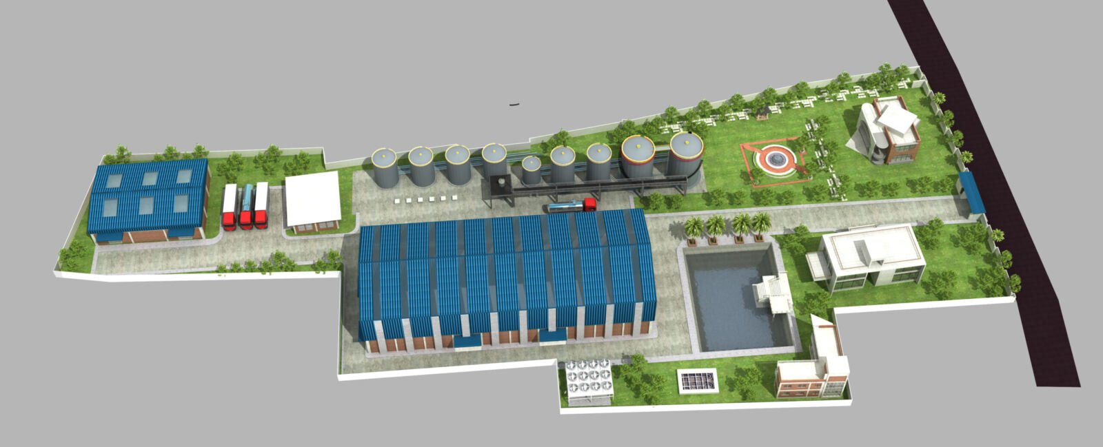 Liberty Chemical Ltd site masterplan view 3