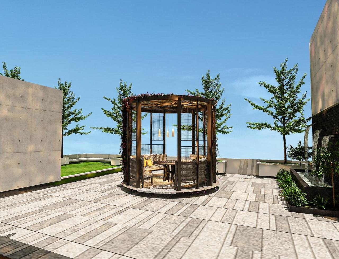 Interior photograph from a MARK D STUDIO residential project in Dhaka