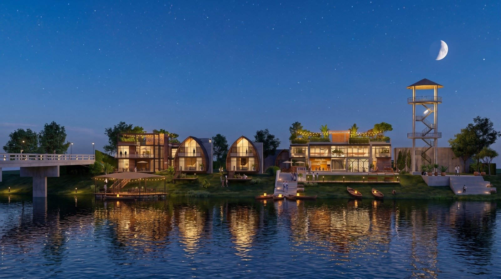 Riverside Eco Resort - Kumar River, Faridpur, Mark D Studio project 3