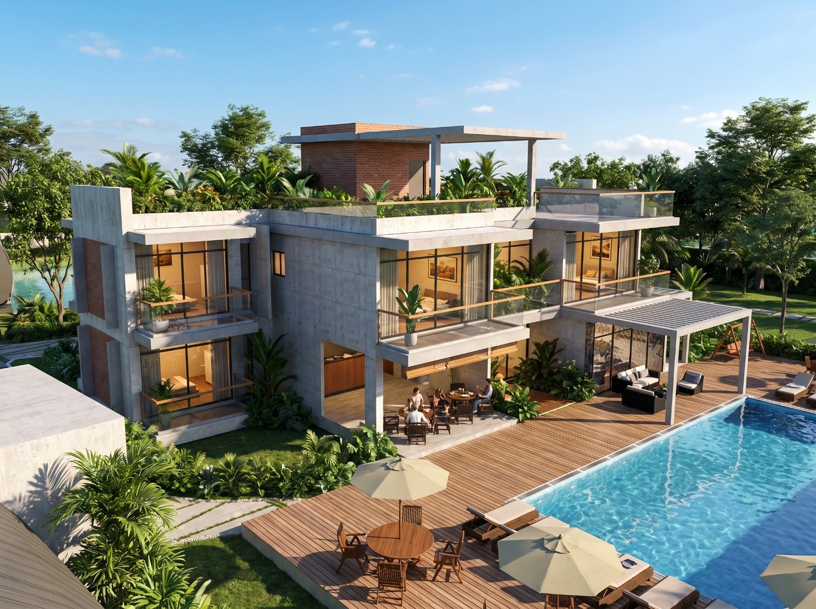 Riverside Eco Resort - Kumar River, Faridpur, Mark D Studio project 6