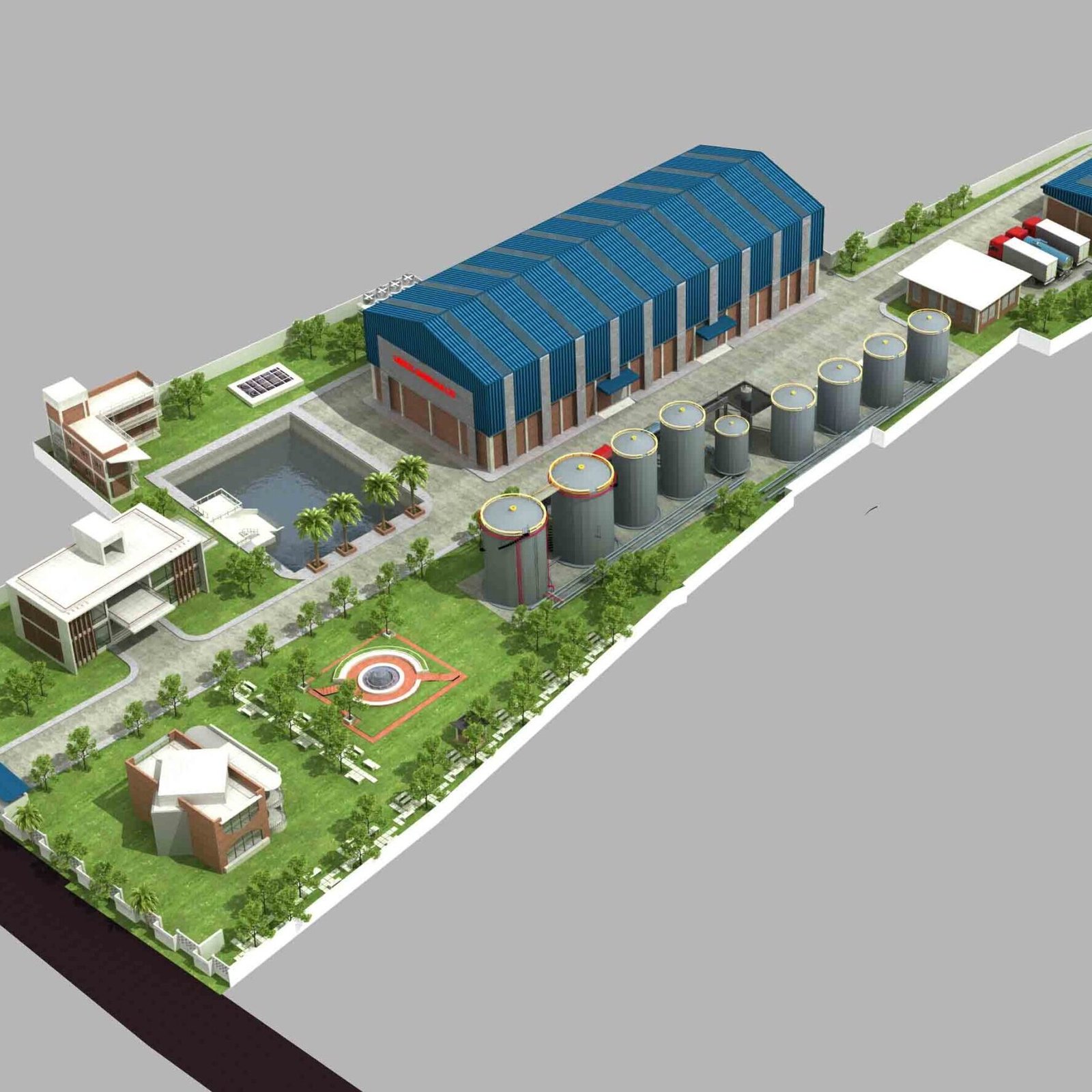 Liberty Chemical Ltd factory masterplan, Alfadanga, Faridpur
