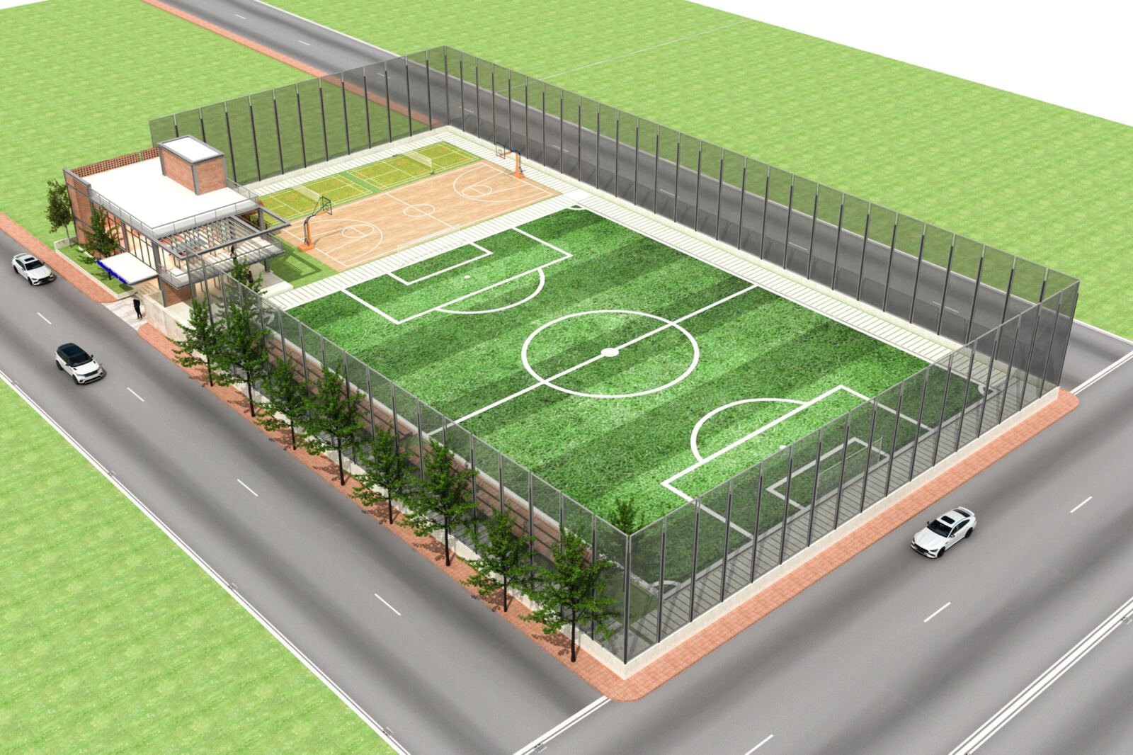 Unilever Sports Zone - multi-sport facility, Narayanganj, Mark D Studio 2