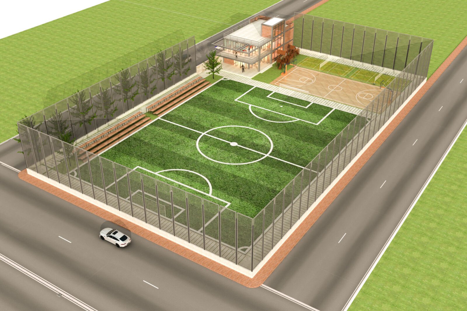 Unilever Sports Zone - multi-sport facility, Narayanganj, Mark D Studio 3