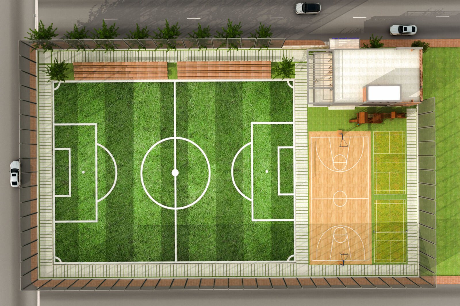 Unilever Sports Zone - multi-sport facility, Narayanganj, Mark D Studio 6
