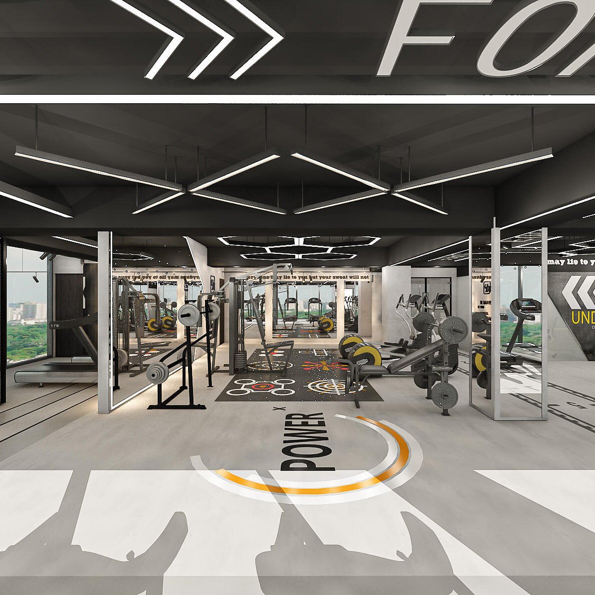 Jon's Fitness Hub, Mark D Studio project in Tejgaon, Dhaka