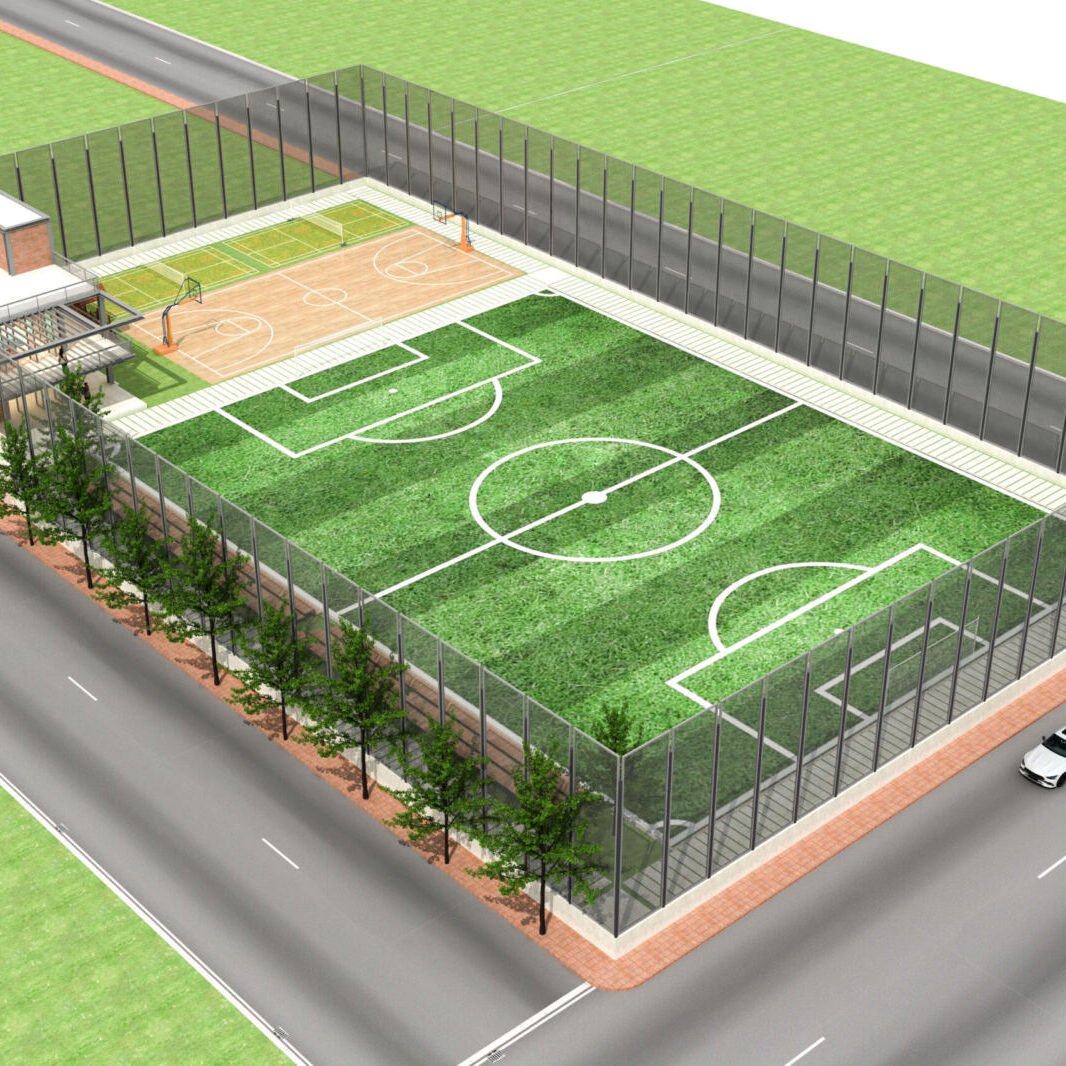 Unilever Sports Zone, Mark D Studio project in Narayanganj